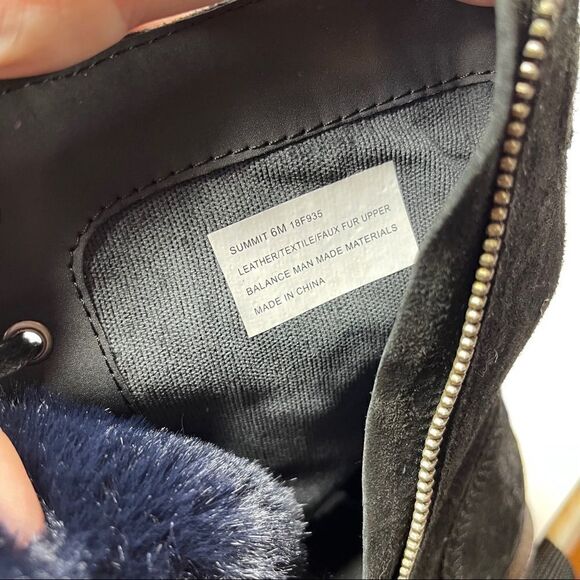 OTBT Summit Combat Faux Fur Suede Booties 6 - Picture 8 of 9